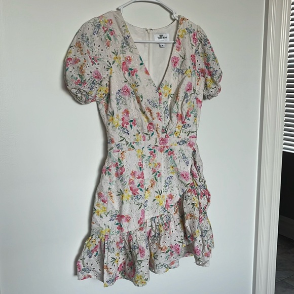 Yumi Kim Revolve Floral Ruffle Dress, worn - Picture 1 of 6